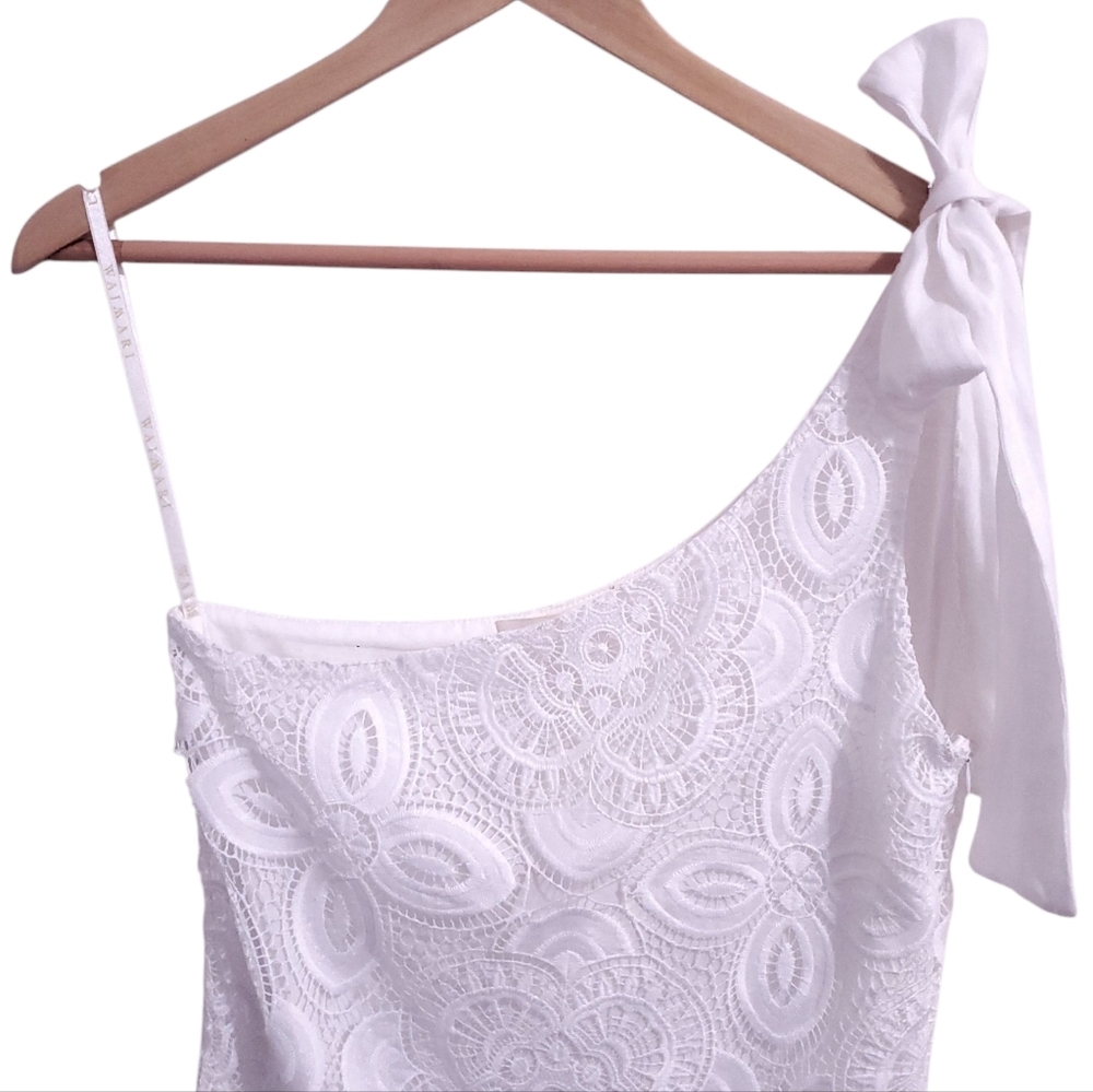 WAIMARI Manglar White Lace Maxi Dress S Resort Wear Bridal Shower Bachelorette - Picture 7 of 16